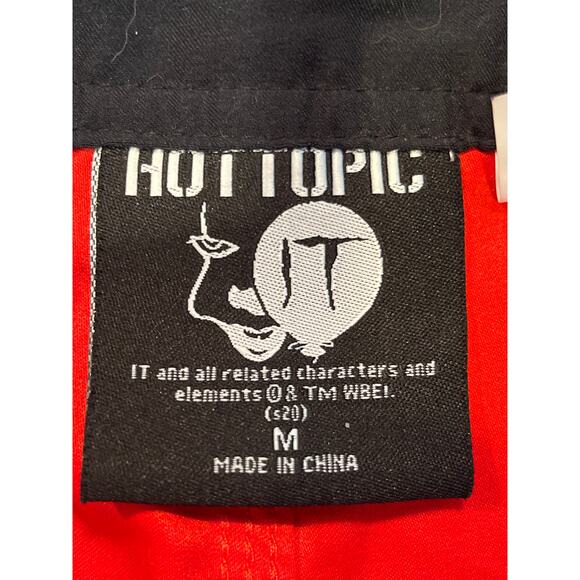 Hot Topic IT Loser Lover Red Black Men Swim Trunks Medium Board Shorts - Picture 5 of 8